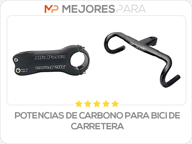 potencias de carbono para bici de carretera