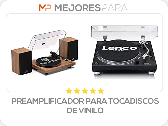 preamplificador para tocadiscos de vinilo