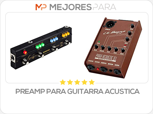 preamp para guitarra acustica