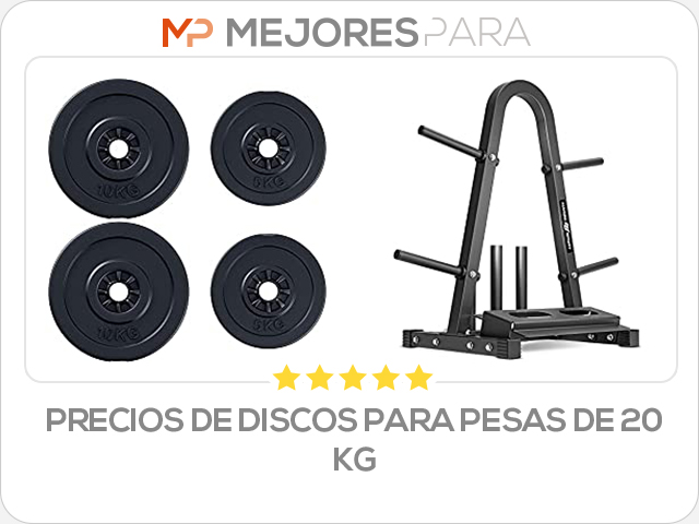 precios de discos para pesas de 20 kg