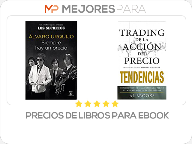 precios de libros para ebook