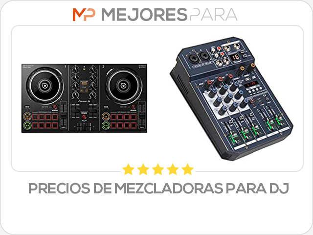 precios de mezcladoras para dj