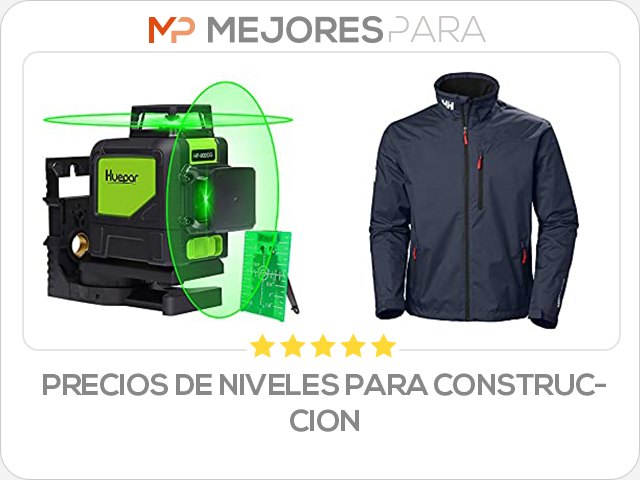 precios de niveles para construccion