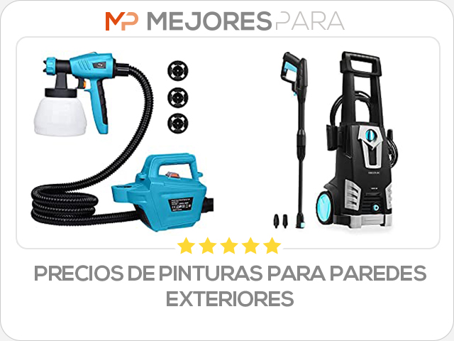 precios de pinturas para paredes exteriores