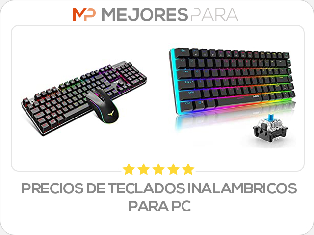 precios de teclados inalambricos para pc