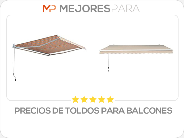 precios de toldos para balcones