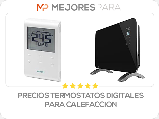 precios termostatos digitales para calefaccion