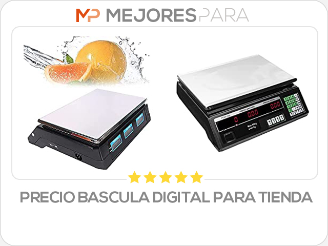 precio bascula digital para tienda