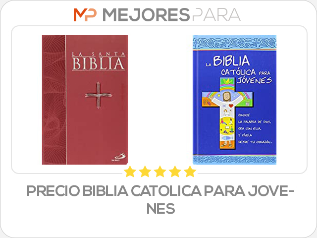 precio biblia catolica para jovenes