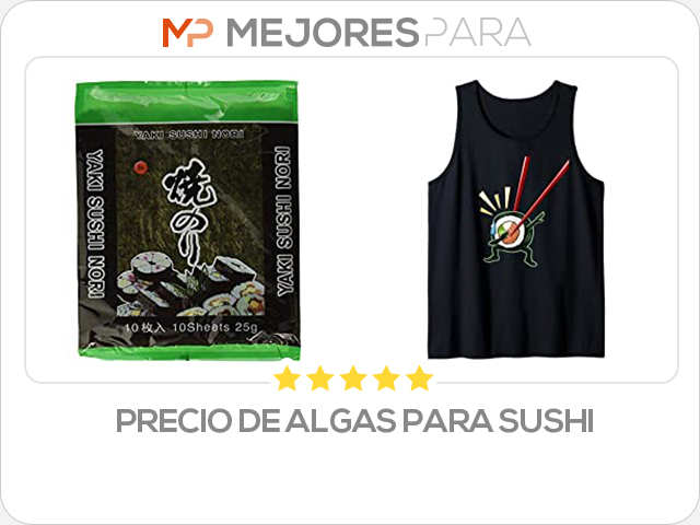 precio de algas para sushi