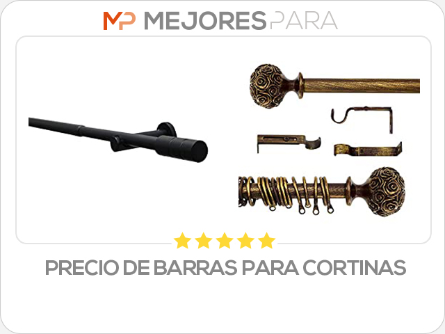 precio de barras para cortinas