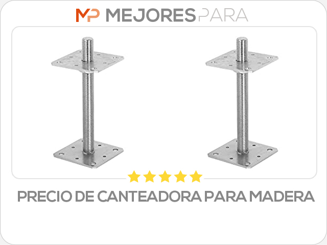 precio de canteadora para madera