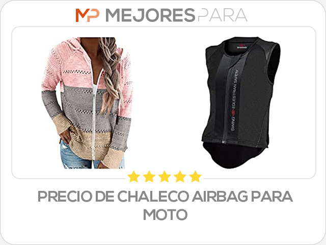 precio de chaleco airbag para moto