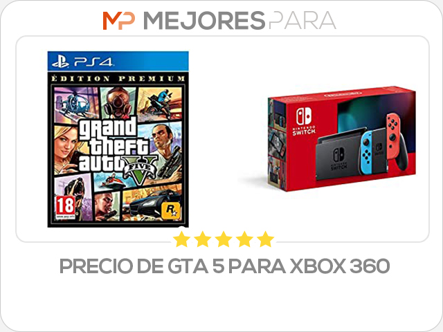 precio de gta 5 para xbox 360