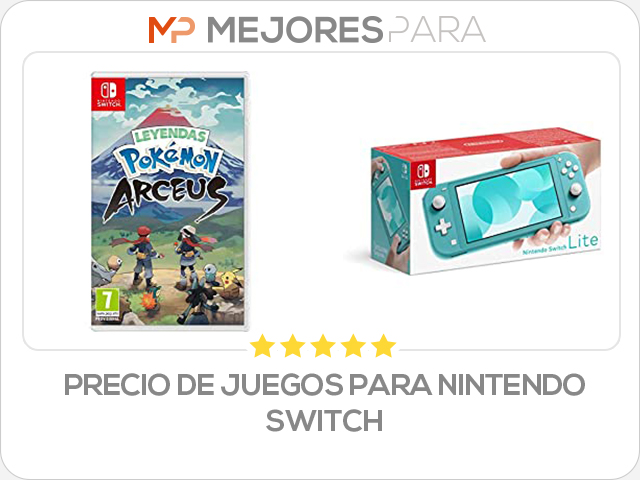 precio de juegos para nintendo switch