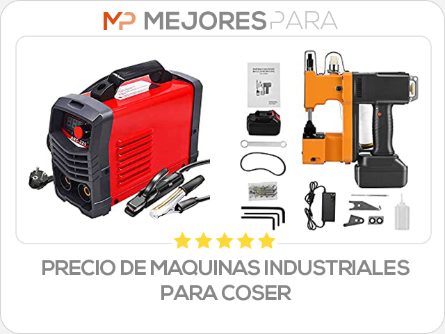 precio de maquinas industriales para coser