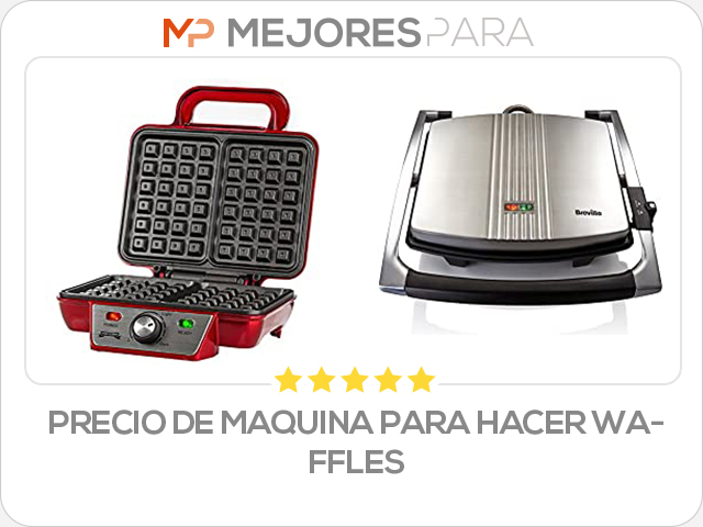 precio de maquina para hacer waffles