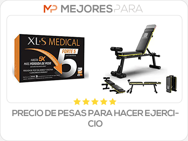 precio de pesas para hacer ejercicio