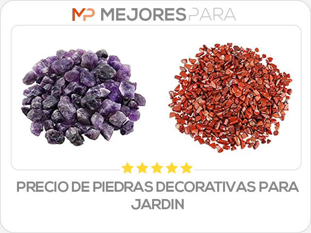 precio de piedras decorativas para jardin