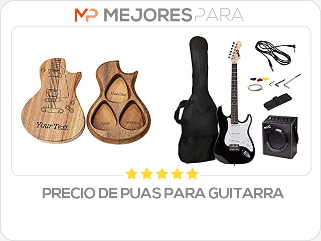 precio de puas para guitarra