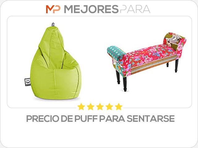 precio de puff para sentarse