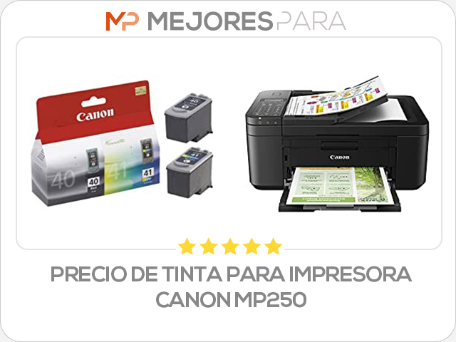 precio de tinta para impresora canon mp250