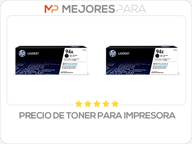 precio de toner para impresora