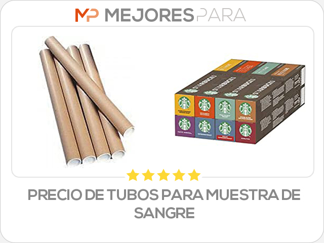 precio de tubos para muestra de sangre