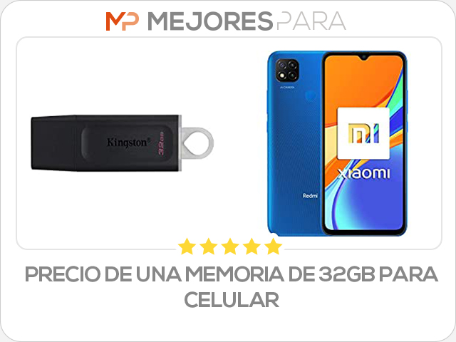 precio de una memoria de 32gb para celular