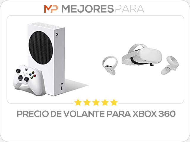 precio de volante para xbox 360