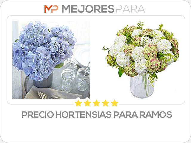 precio hortensias para ramos