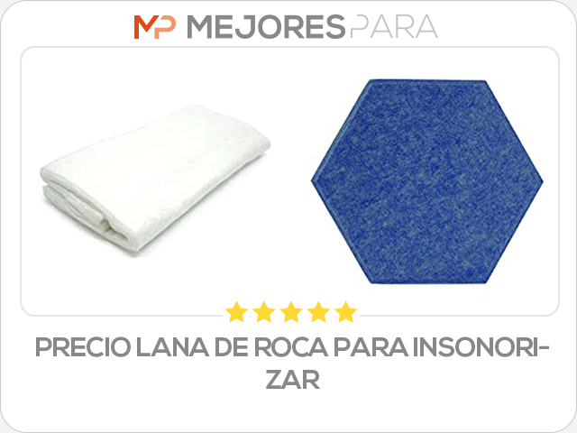 precio lana de roca para insonorizar