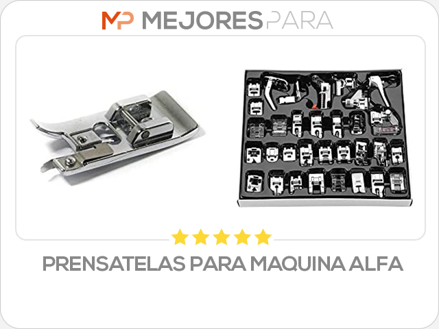 prensatelas para maquina alfa