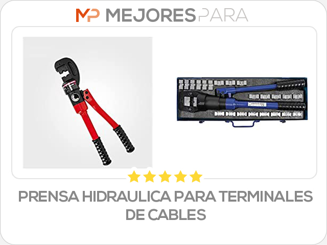 prensa hidraulica para terminales de cables