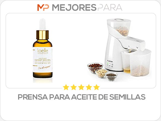 prensa para aceite de semillas