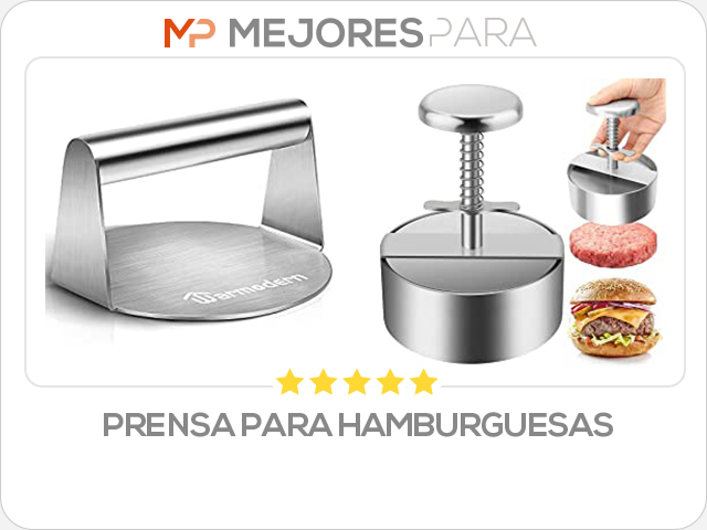 prensa para hamburguesas