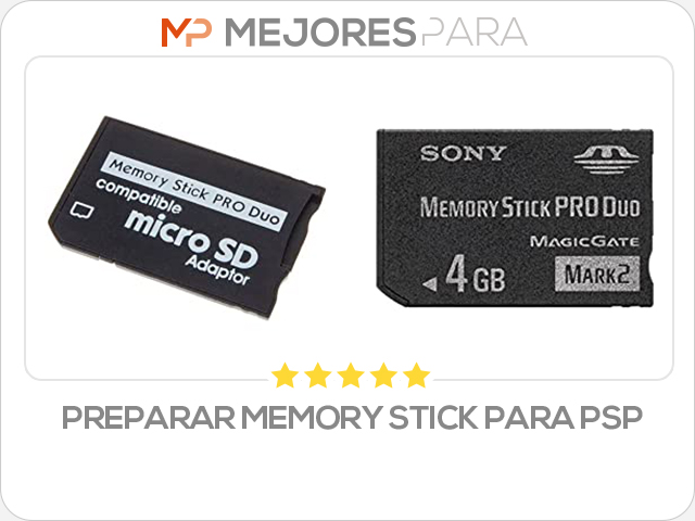 preparar memory stick para psp