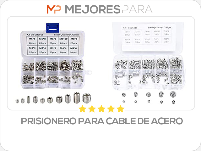 prisionero para cable de acero