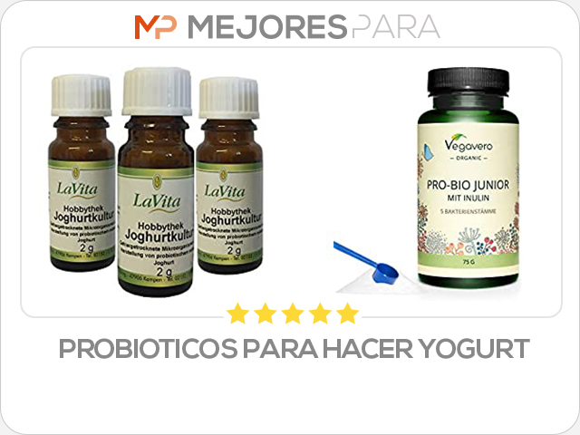 probioticos para hacer yogurt