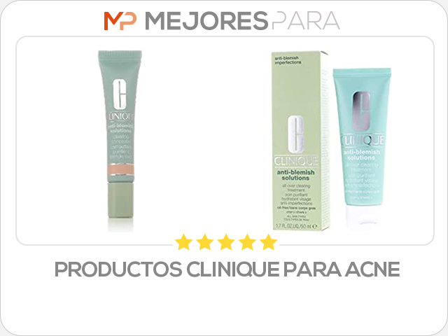 productos clinique para acne