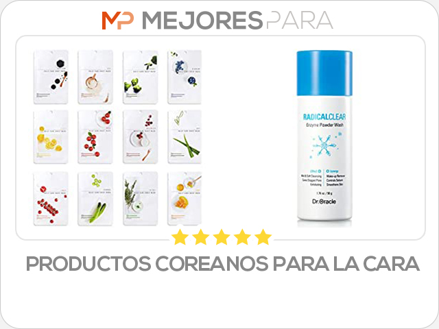 productos coreanos para la cara