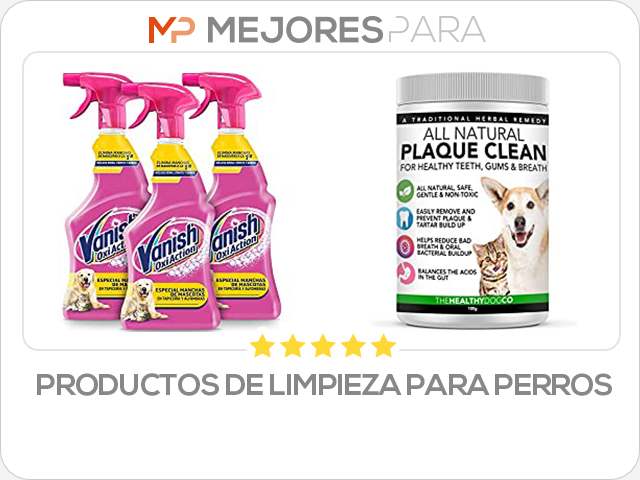productos de limpieza para perros
