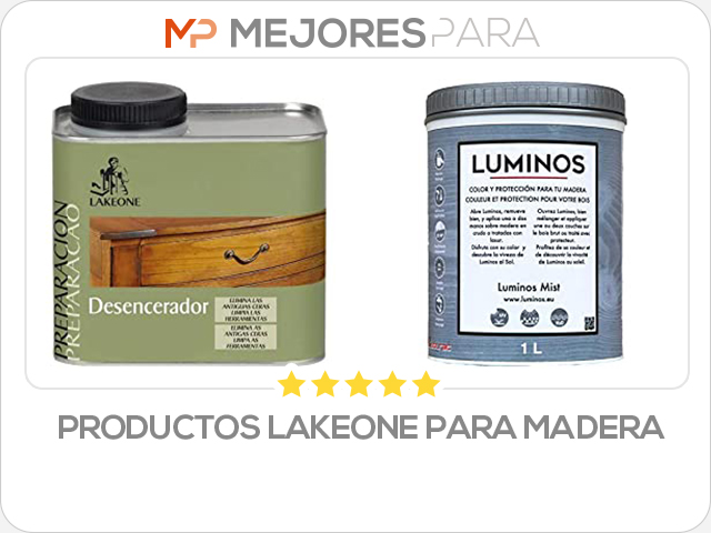 productos lakeone para madera