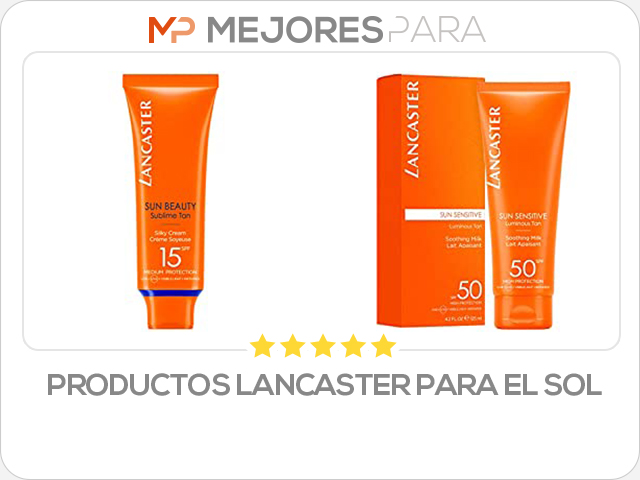 productos lancaster para el sol