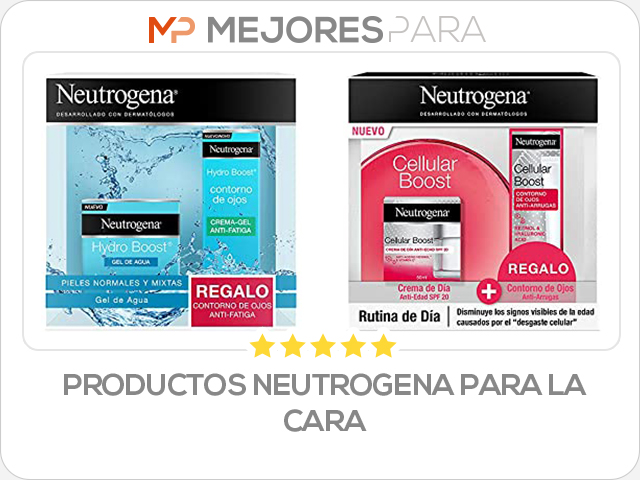 productos neutrogena para la cara