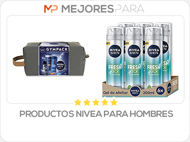 productos nivea para hombres