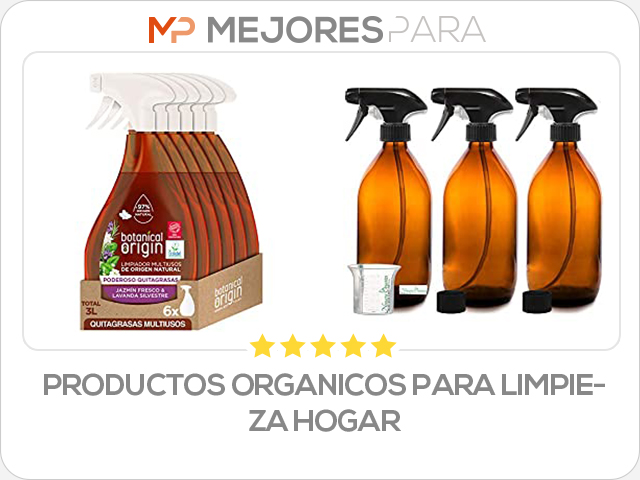 productos organicos para limpieza hogar