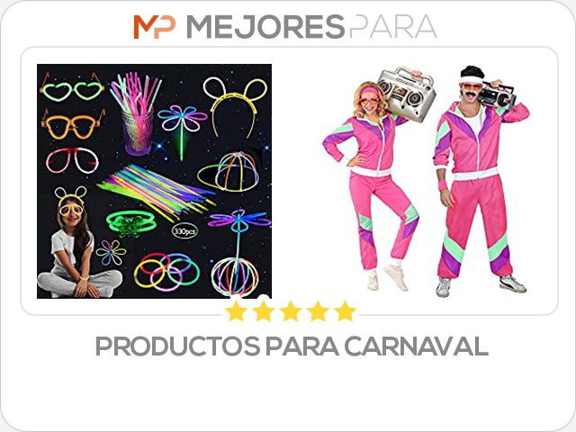 productos para carnaval