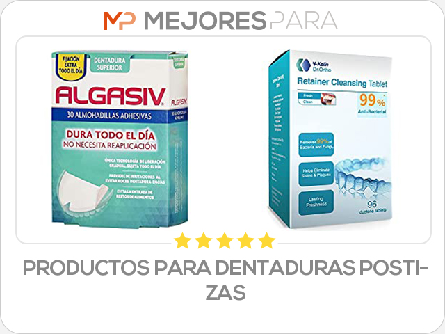 productos para dentaduras postizas