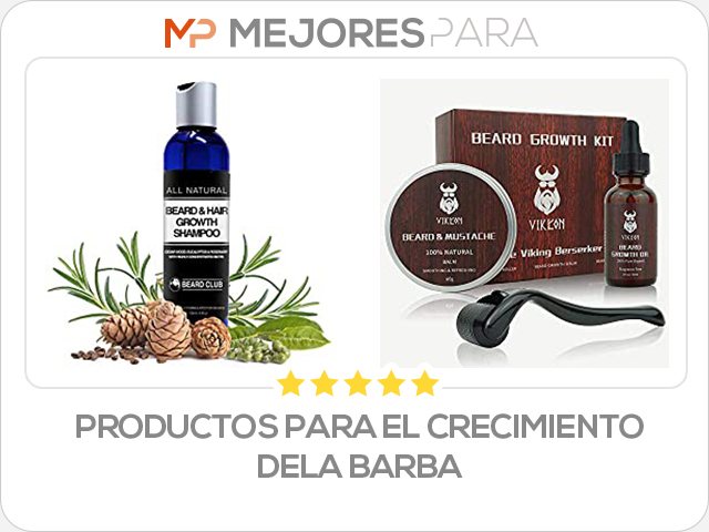 productos para el crecimiento dela barba